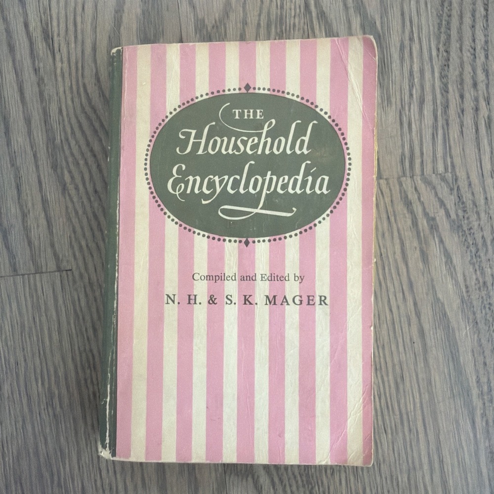 Household Encyclopedia 1963 1st Edition 10th Printing Pocket N H & S K Mager